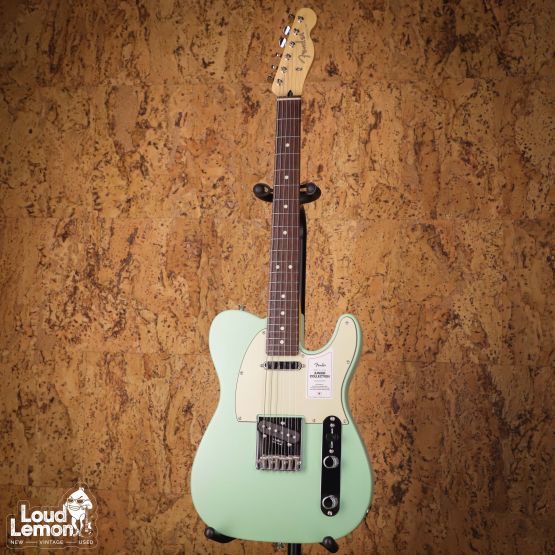 Fender Junior Collection Telecaster Satin Surf Green 2022 Japan электрогитара