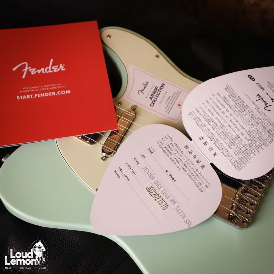 Fender Junior Collection Telecaster Satin Surf Green 2022 Japan электрогитара