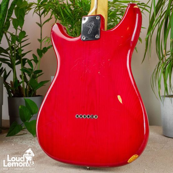 Fender Lead I Wine Transparent 1981 USA электрогитара