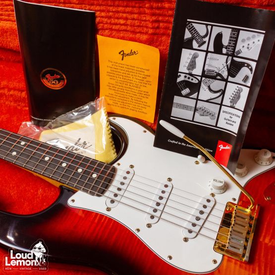 Fender Limited Edition 50th Anniversary American Standard Stratocaster Antique Burst 1996 USA электрогитара