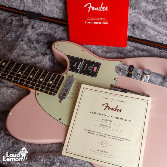 Fender Limited Edition American Professional II Telecaster Shell Pink 2021 USA электрогитара