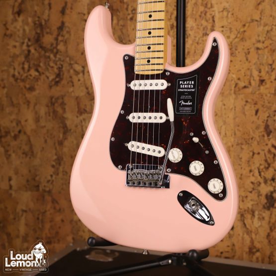 Fender Limited Edition Player Stratocaster Shell Pink 2020 Mexico электрогитара