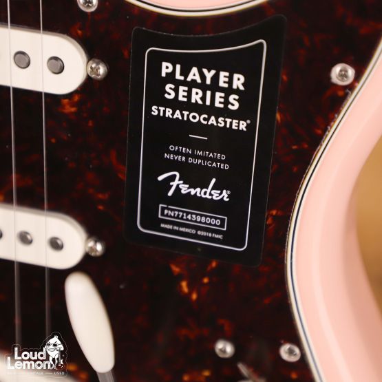 Fender Limited Edition Player Stratocaster Shell Pink 2020 Mexico электрогитара
