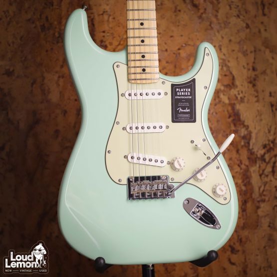 Fender Limited Edition Player Stratocaster Surf Green 2021 Mexico электрогитара