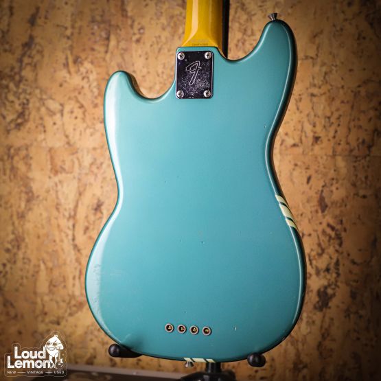 Fender MB98-70SD Mustang Bass Competition Ocean Turquoise Metallic 1997 Japan бас-гитара