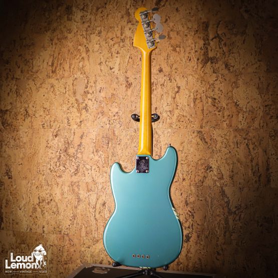 Fender MB98-70SD Mustang Bass Competition Ocean Turquoise Metallic 1997 Japan бас-гитара