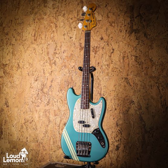 Fender MB98-70SD Mustang Bass Competition Ocean Turquoise Metallic 1997 Japan бас-гитара
