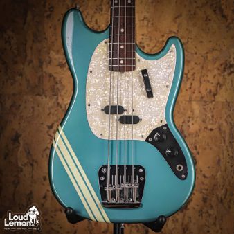 Fender MB98-70SD Mustang Bass Competition Ocean Turquoise Metallic 1997 Japan бас-гитара