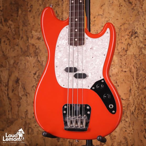 Fender MB98-70SD Mustang Bass Fiesta Red 1998 Japan бас-гитара