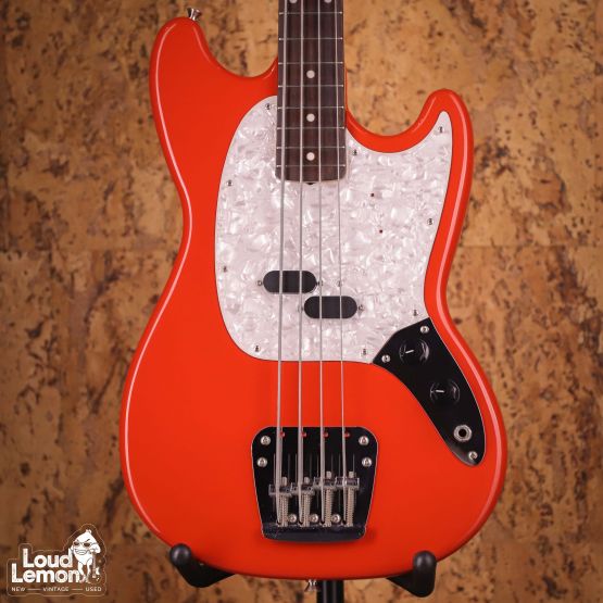 Fender MB98-70SD Mustang Bass Fiesta Red 1998 Japan бас-гитара