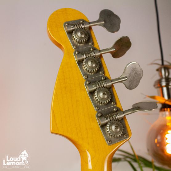 Fender MB98-70SD Mustang Bass Fiesta Red 1999 Japan бас-гитара
