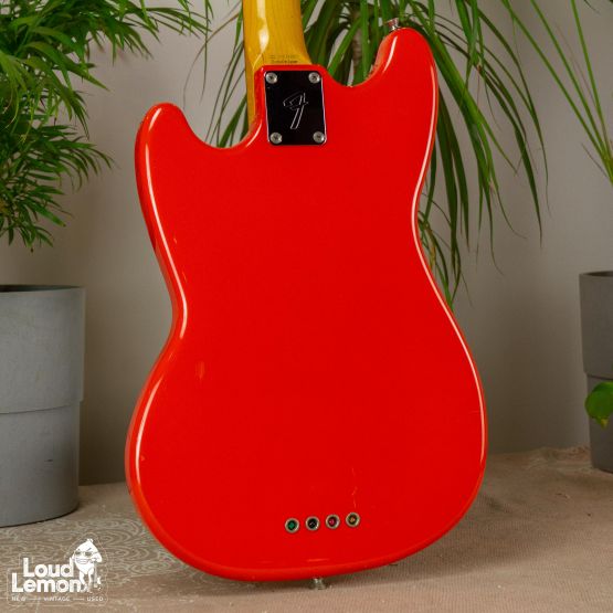 Fender MB98-70SD Mustang Bass Fiesta Red 1999 Japan бас-гитара