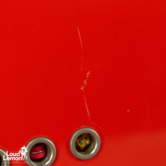 Fender MB98-70SD Mustang Bass Fiesta Red 1999 Japan бас-гитара