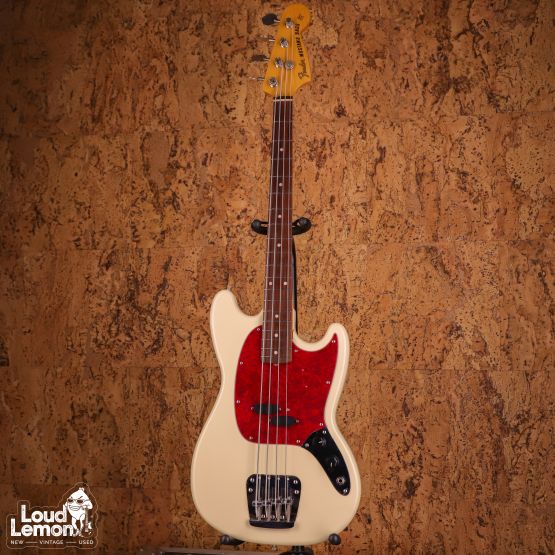 Fender MB98-70SD Mustang Bass Vintage White 1997 Japan бас-гитара