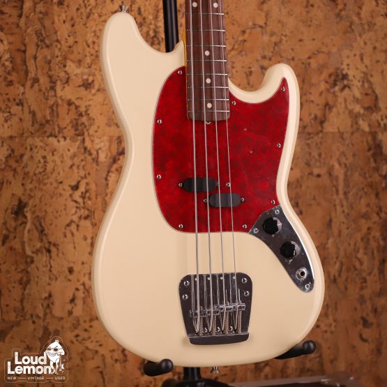 Fender MB98-70SD Mustang Bass Vintage White 1997 Japan бас-гитара