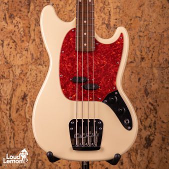 Fender MB98-70SD Mustang Bass Vintage White 1999 Japan бас-гитара