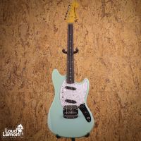 Fender MG-69 w/ Seymour Duncan Humbuckers Sonic Blue 2002 Japan элеектрогитара