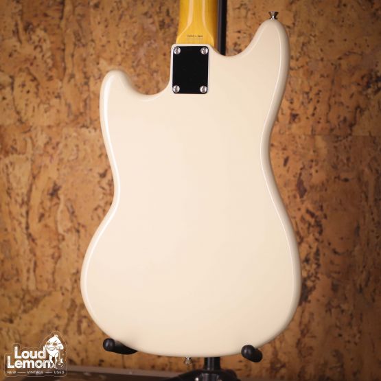 Fender MG65 Mustang Vintage White 2006 Japan электрогитара