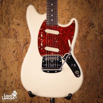 Fender MG65 Mustang Vintage White 2006 Japan электрогитара