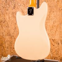 Fender MG69 Mustang Yellow White 1994 Japan электрогитара