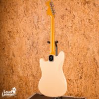 Fender MG69 Mustang Yellow White 1994 Japan электрогитара