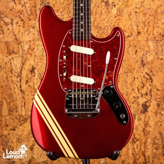 Fender MG69 Order Made Mustang Competition Candy Apple Red 1990 Japan электрогитара
