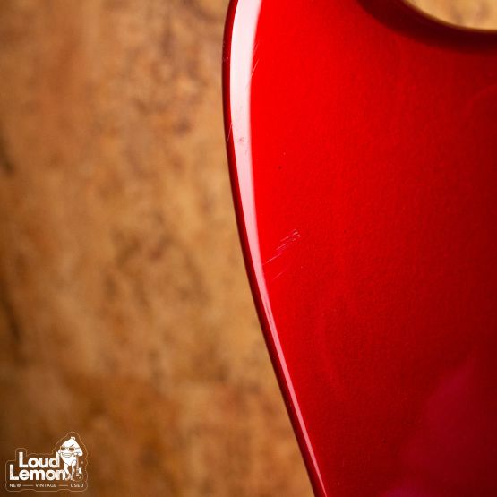 Fender MG69 Order Made Mustang Competition Candy Apple Red 1990 Japan электрогитара