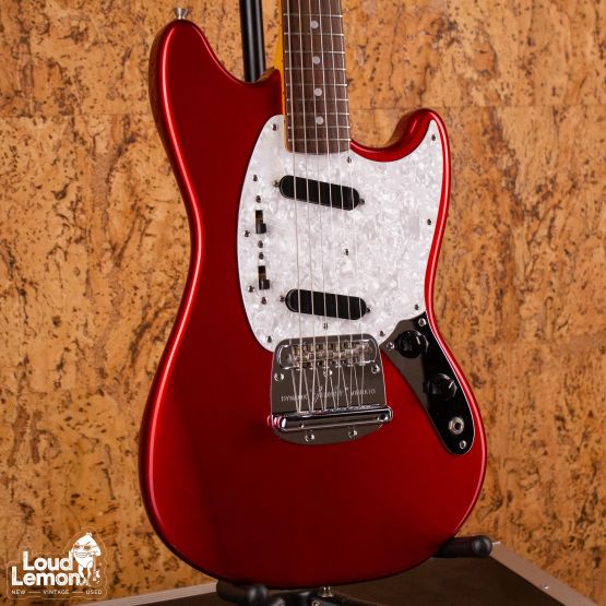 Fender MG69/MH Mustang Candy Apple Red 2012 Japan электрогитара