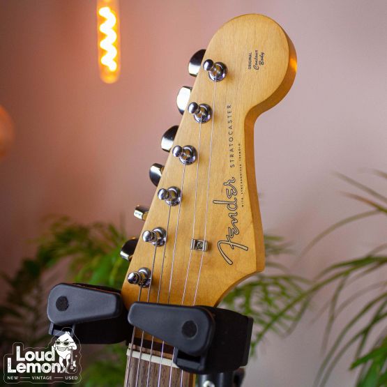 Fender MST-40 Mini Stratocaster Flame Cherry Burst 1993 Japan электрогитара