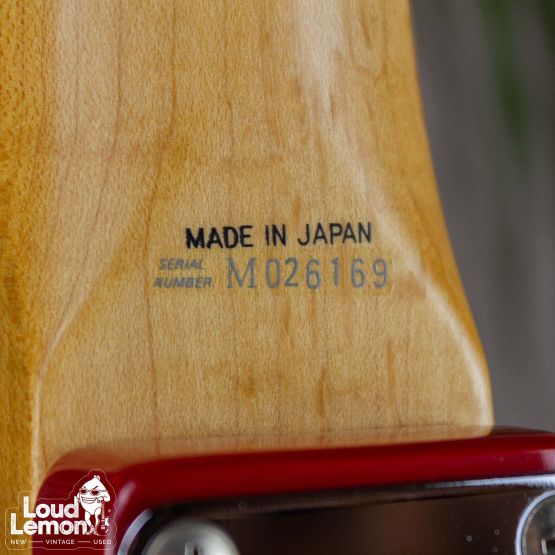 Fender MST-40 Mini Stratocaster Flame Cherry Burst 1993 Japan электрогитара