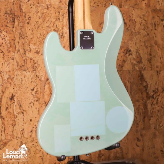 Fender Mark Hoppus Precision Bass Daphne Blue 2002 Mexico бас-гитара
