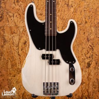 Fender Mike Dirnt Road Worn Precision Bass White Blonde 2019 Mexico бас-гитара
