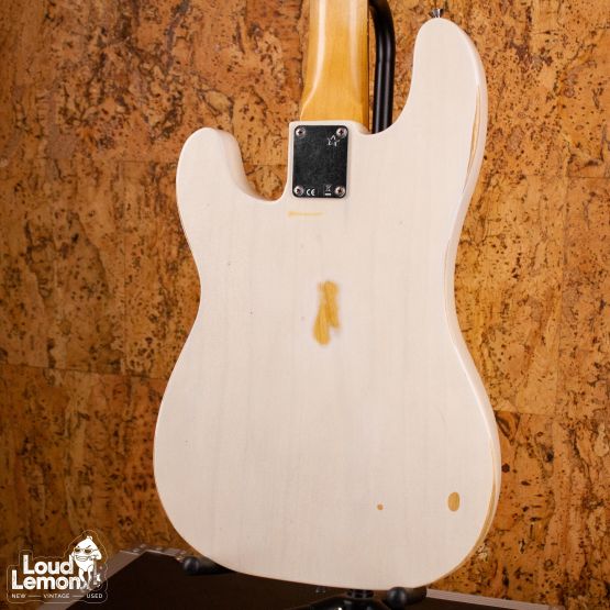 Fender Mike Dirnt Road Worn Precision Bass White Blonde 2019 Mexico бас-гитара
