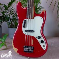 Fender Musicmaster Bass Dakota Red 1975 USA бас-гитара