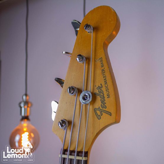 Fender Musicmaster Bass Dakota Red 1975 USA бас-гитара