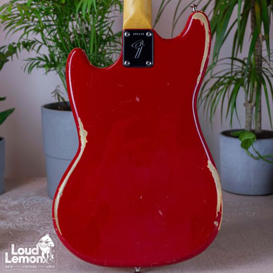 Fender Musicmaster Bass Dakota Red 1975 USA бас-гитара