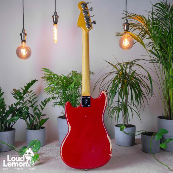 Fender Musicmaster Bass Dakota Red 1975 USA бас-гитара