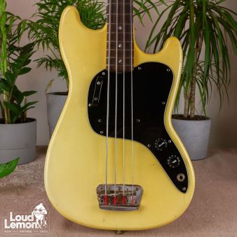 Fender Musicmaster Bass Olympic White 1978 USA бас-гитара