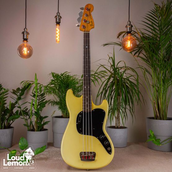 Fender Musicmaster Bass Olympic White 1978 USA бас-гитара