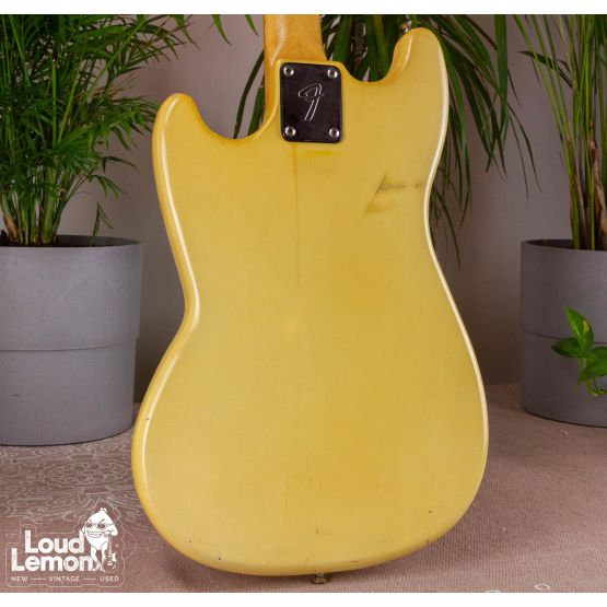 Fender Musicmaster Bass Olympic White 1978 USA бас-гитара