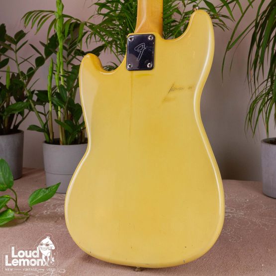 Fender Musicmaster Bass Olympic White 1978 USA бас-гитара