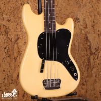 Fender Musicmaster Bass Olympic White 1978 USA бас-гитара