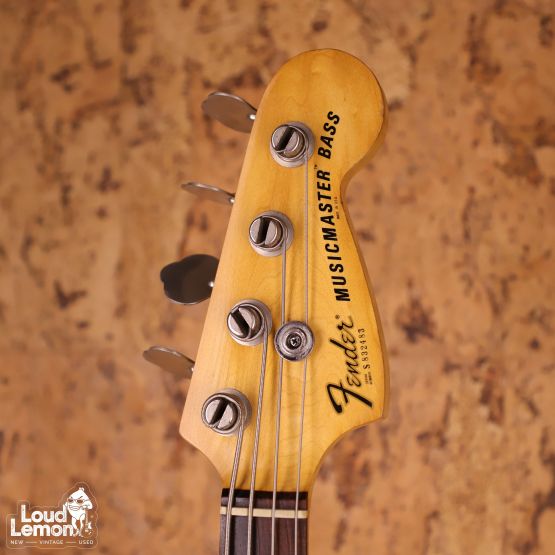 Fender Musicmaster Bass Olympic White 1978 USA бас-гитара