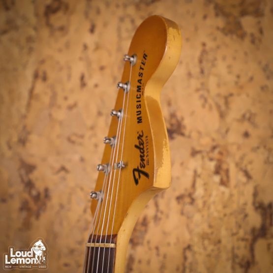 Fender Musicmaster Black 1978 USA электрогитара