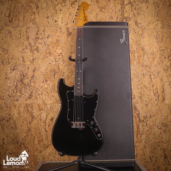 Fender Musicmaster Black 1978 USA электрогитара