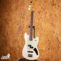 Fender Mustang Bass PJ Olympic White 2016 Mexico бас-гитара