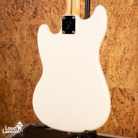 Fender Mustang Bass PJ Olympic White 2016 Mexico бас-гитара