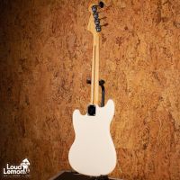 Fender Mustang Bass PJ Olympic White 2016 Mexico бас-гитара