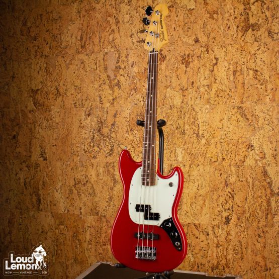 Fender Mustang Bass PJ Torino Red 2017 Mexico бас-гитара