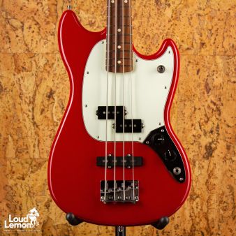 Fender Mustang Bass PJ Torino Red 2017 Mexico бас-гитара